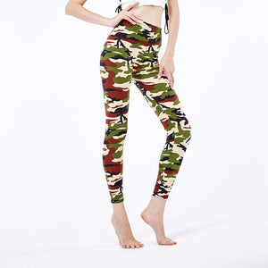 Camouflage Fitness Pant Leggings For Women