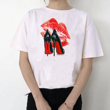 Load image into Gallery viewer, Red Lips &amp; Bottoms Printed Women&#39;s Tee
