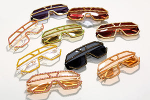 Rhinestone Women's Luxe Sunglasses