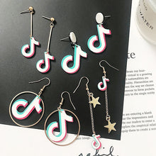 Load image into Gallery viewer, New Fashion Acrylic Music Note Drop Earrings
