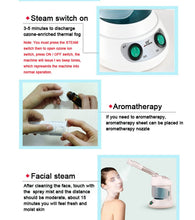 Load image into Gallery viewer, 3-n-1 Hair Steamer, Facial Sauna &amp; Aromatherapy Machine
