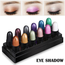 Load image into Gallery viewer, 12pcs Glitter Eyeshadow/Highlighter Pen Set
