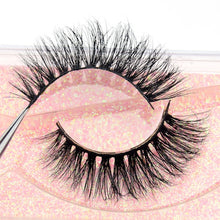 Load image into Gallery viewer, Mink Eyelashes 100% Cruelty free Handmade 3D Mink Lashes Full Strip
