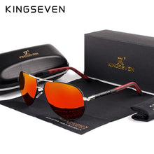 Load image into Gallery viewer, KINGSEVEN Men&#39;s Classic Aluminum Polarized Sunglasses
