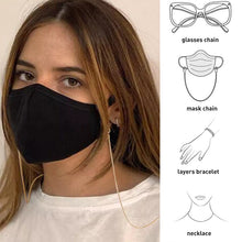 Load image into Gallery viewer, Accent Face Mask or Eyeglass Holder Jewelry
