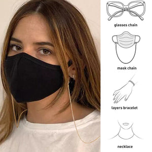 Accent Face Mask or Eyeglass Holder Jewelry