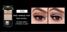 Load image into Gallery viewer, Custom 4 Color Glitter Shimmer Eyeshadow Palette
